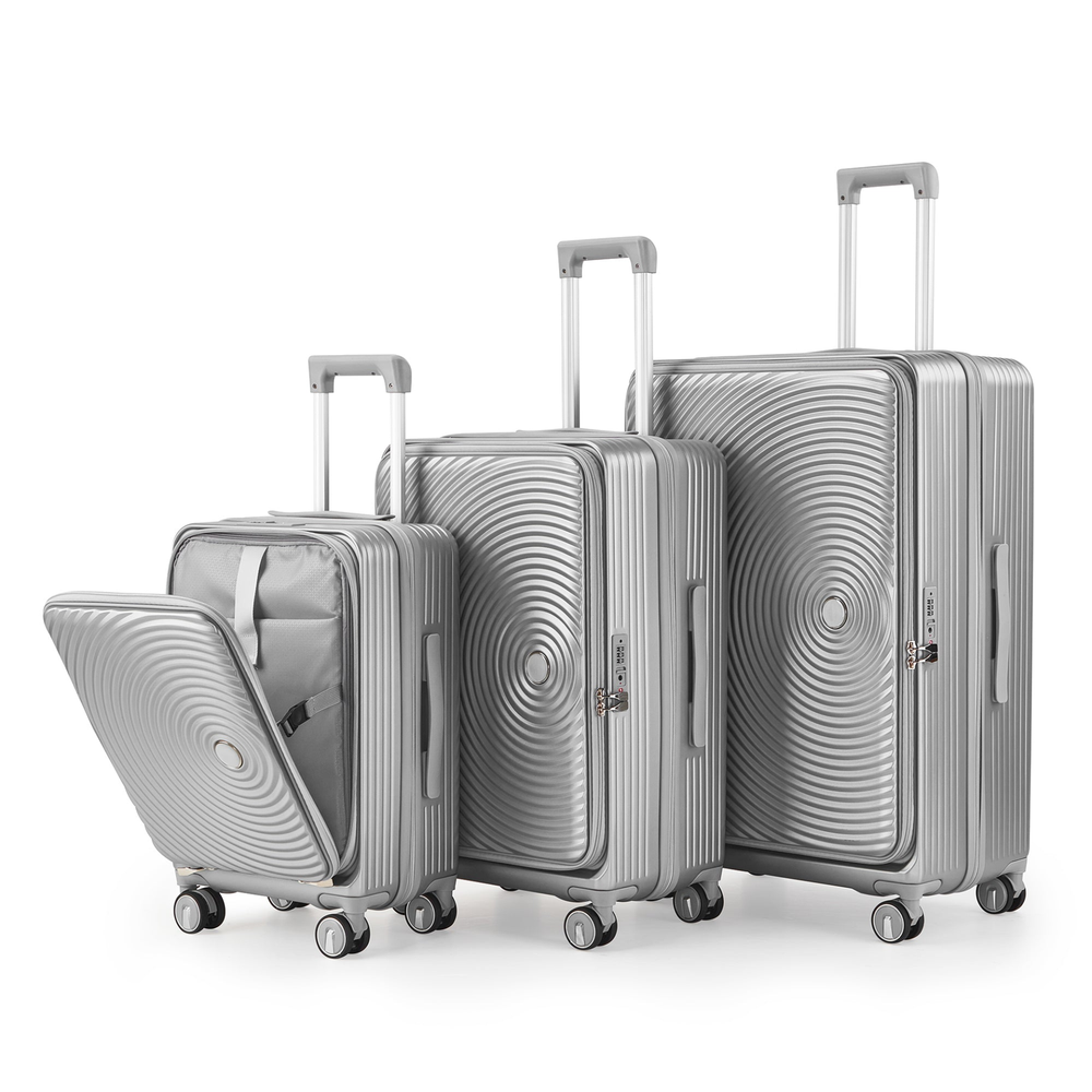 Luggage Sets 3 Piece(20/24/28), Expandable Carry On Luggage with TSA Lock Airlin
