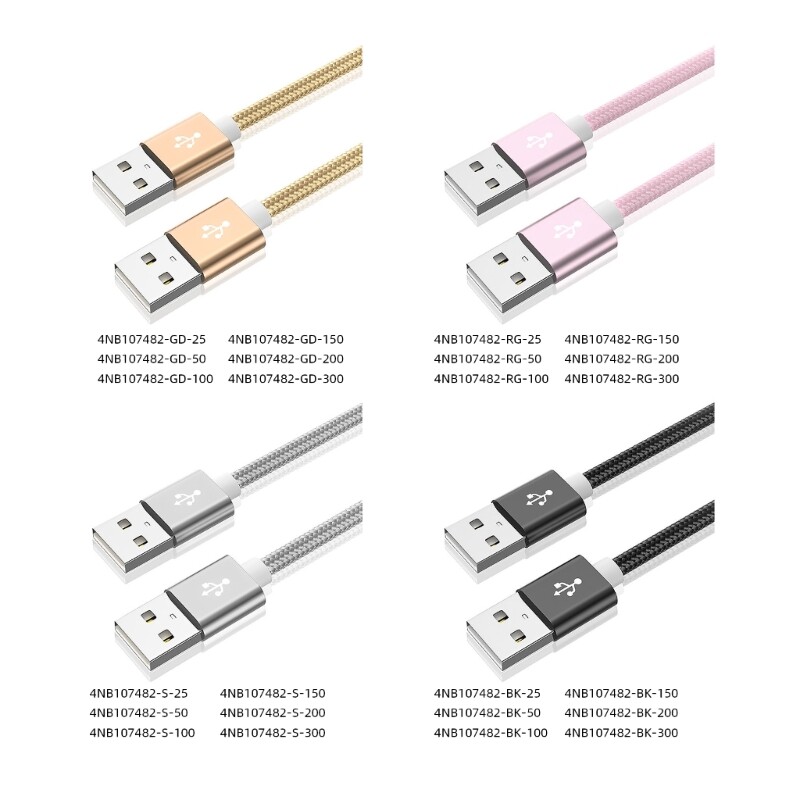 High-Speed USB 2.0 Extension Cable 480Mbps for Laptop Charging & Data Transfer