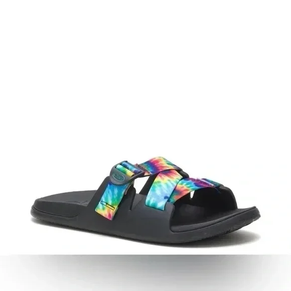 Chaco Men's Tie Dye Boho Beach Chillos Slide Sandal