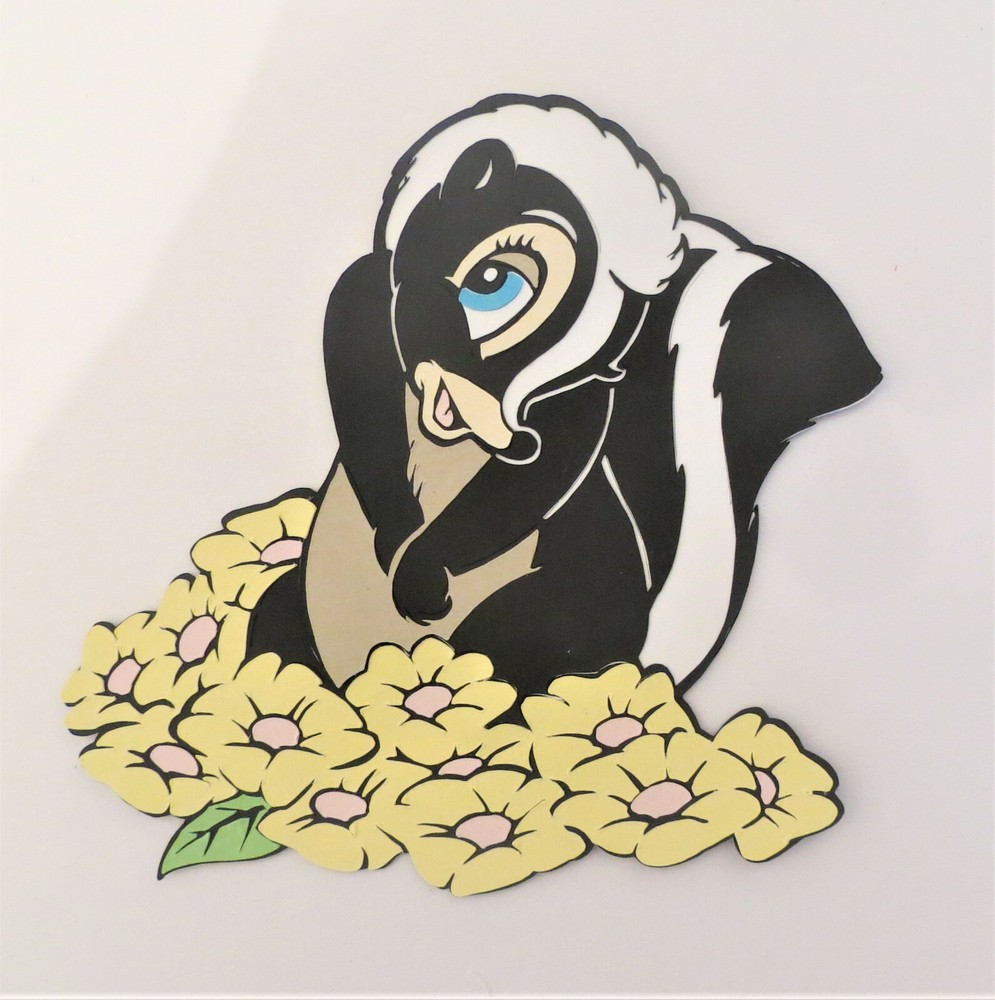 Flower Skunk Bambi Disney Die Cut Paper Piecing Scrapbook Embellishment