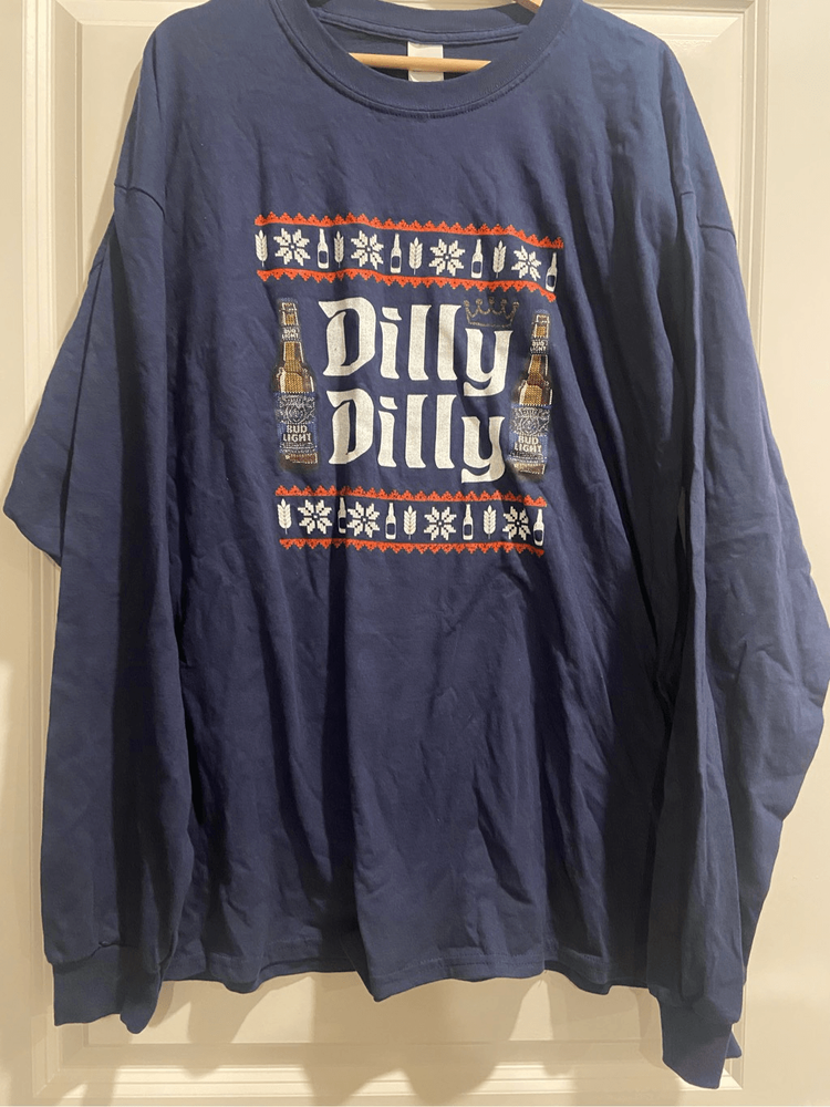 Bud Light Dilly Dilly 2XL Long Sleeve Shirt