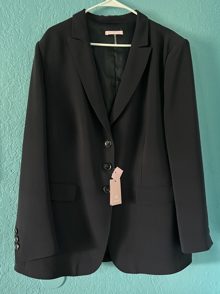 Basler 3 Button Front Blazer Jacket .Dark Blue Size FR 48.Pre Owned