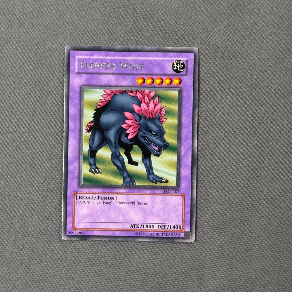 Flower Wolf LOB-107 The Legend of Blue Eyes White Dragon Unlimited Rare