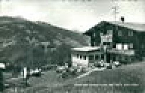 Postcard Grindl Alm inn Enzian Sepp Zell a. Ziller (No. 913)