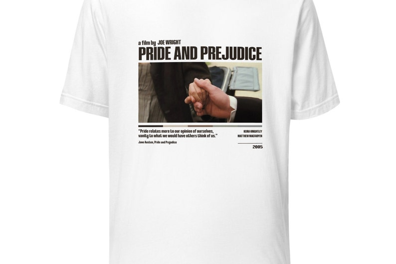 Pride and prejudice tshirt, Jane Austen, aesthetic tee, JaneAusten,  Unisex Tee