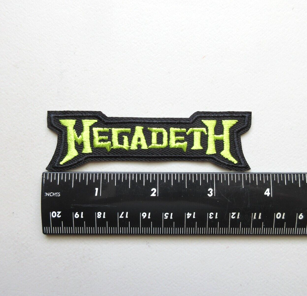 🔥MEGADETH METAL BAND MUSIC HAT BATTLE VEST JACKET EMBROIDERED IRON ON PATCH