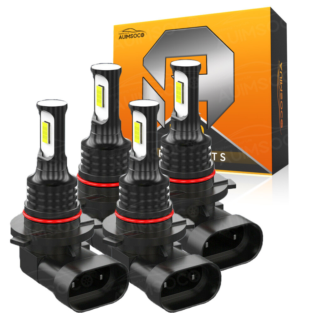 For Honda Accord 1997-2007 LED Headlight Bulb Conversion Kit High Low Beam White