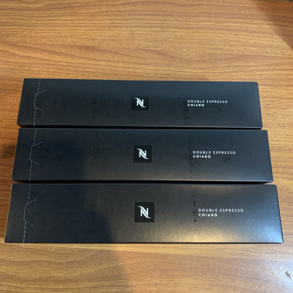 NESPRESSO Vertuo Double Espresso Chiaro Medium Roast Coffee 30-Count Capsules