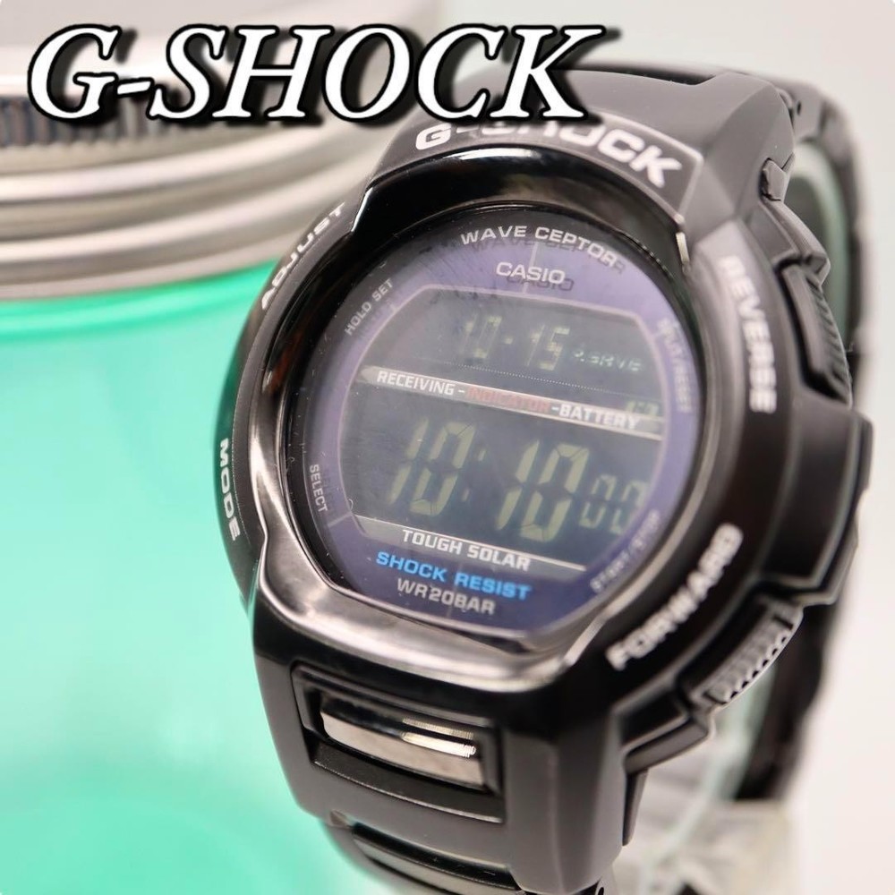 Casio G-Shock Digital Round Black Mens Watch 1122 Shock Resistant