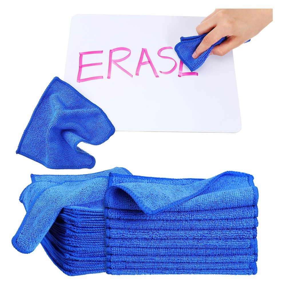 Microfiber Cleaning Cloth 6x6 Kitchen Towels Soft Durable Rags for Dusting Washing