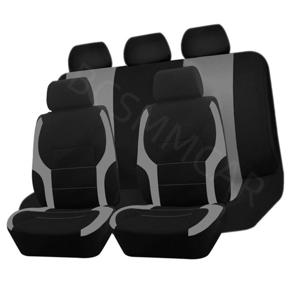 Car Seat Covers Front Rear Full Set Protectors Washable For Standard 5-seats Car