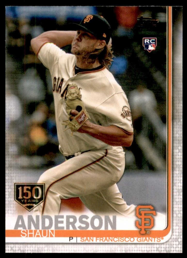 2019 Topps Update 150th Anniversary US142 Shaun Anderson Rookie Card