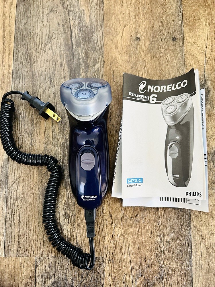 Philips Norelco Reflex Plus 6 Corded Razor 6423 LC New Out Of Box