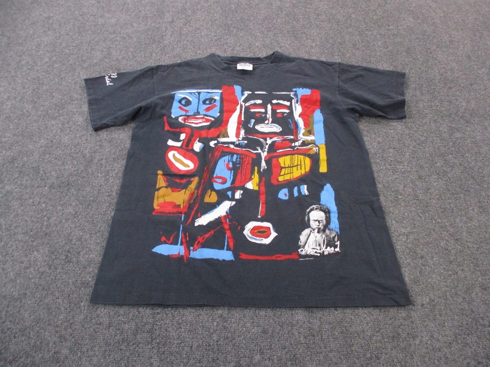 Vintage Andazia Shirt Mens L Art Miles Davis Estate Jazz Montreal Graphic