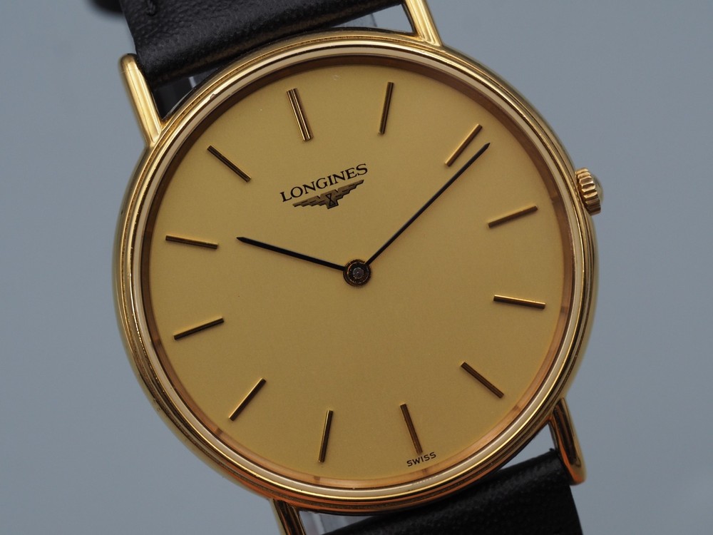[NEAR MINT] LONGINES Grand Classic L4.637.2 Quartz Gold Mens Vintage Watch JAPAN