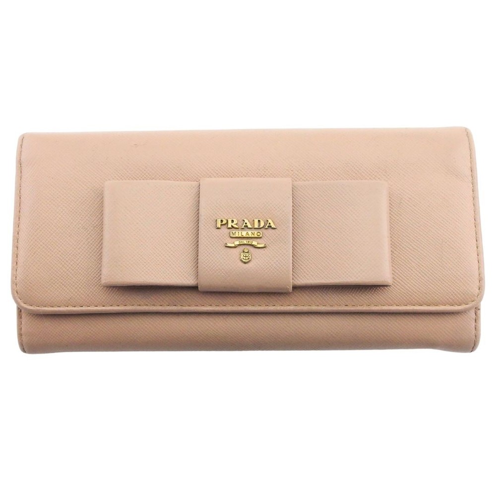Authentic Secondhand Prada Pink Beige Purse for Women