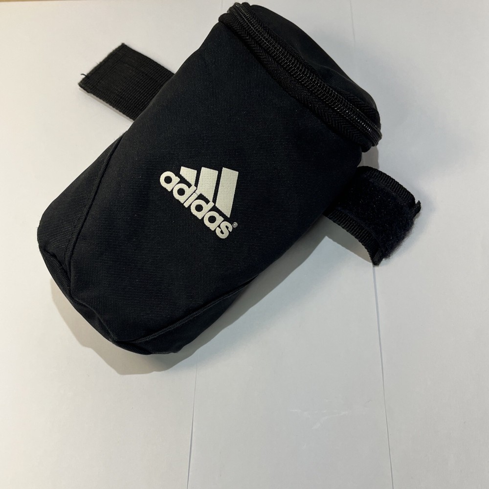 Adidas Small Zippered Hip Waist Arm Belt Pouch Pack Black  #90288