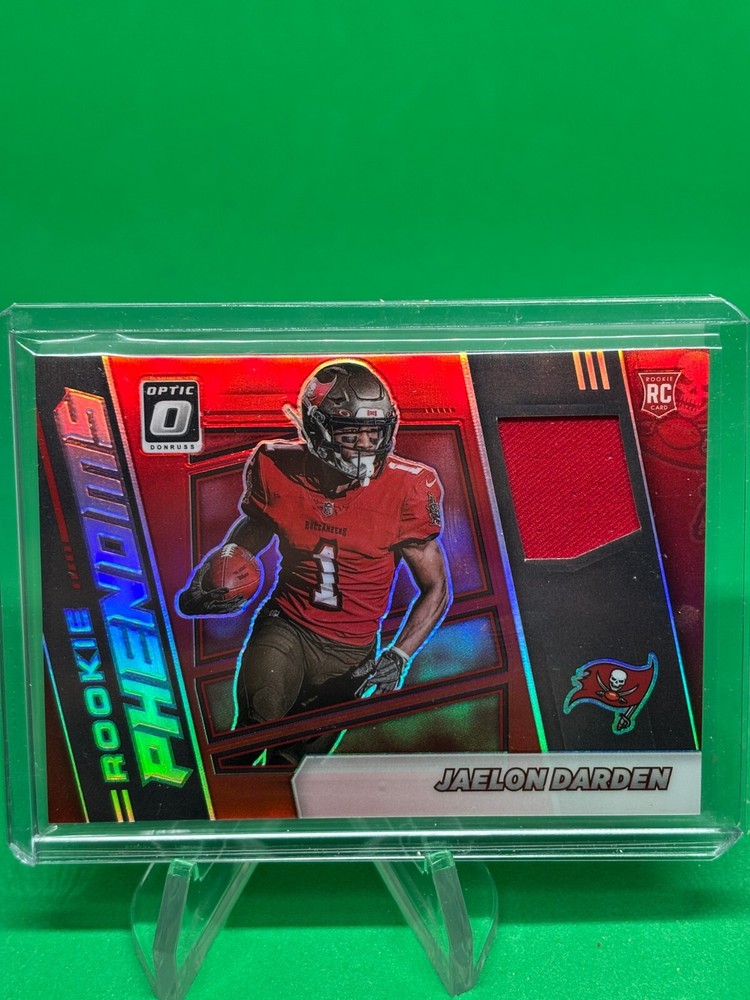 2021 Donruss Optic Rookie Phenoms Patch Jaelon Darden Tampa Bay Buccaneers