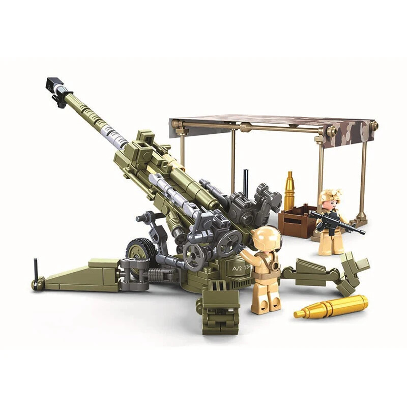 Military Field Weapon Building Blocks Kits Bricks Classic Model Kids Toys Gift