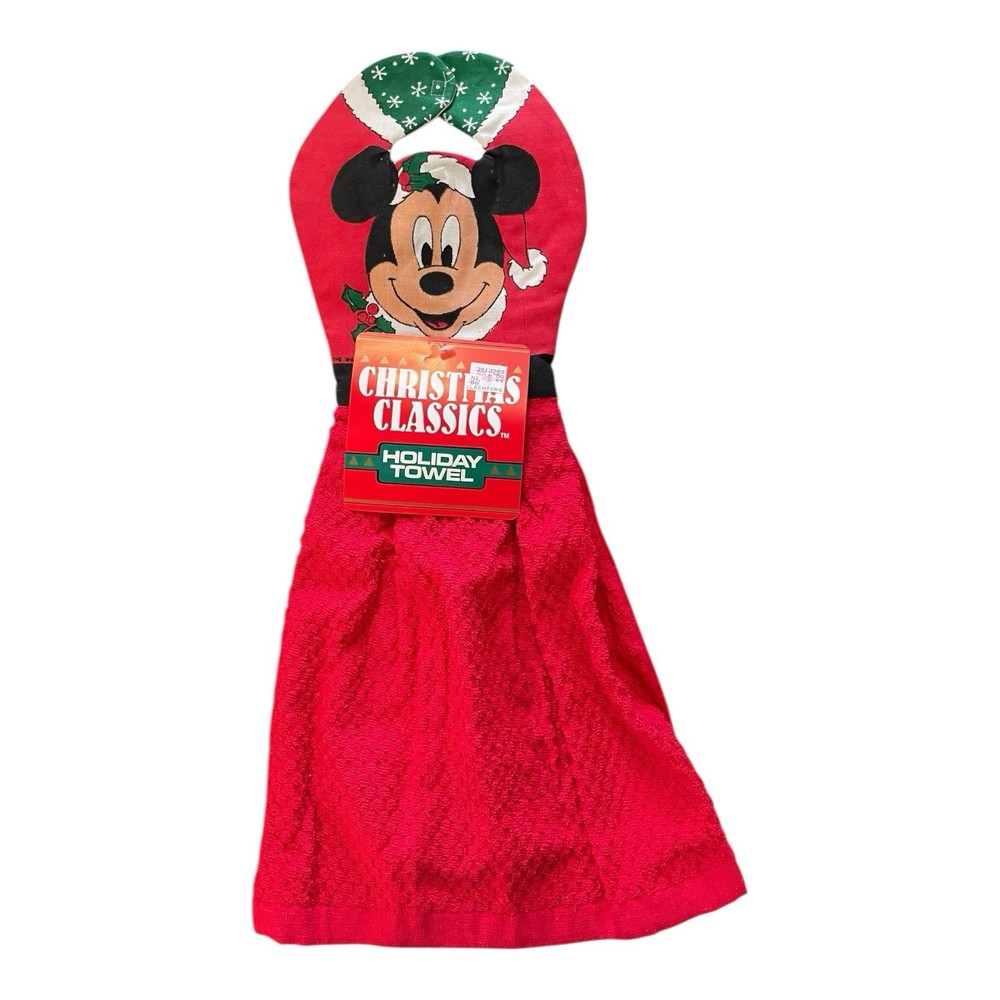 Mickey Mouse Holiday Christmas Classic Themed Bath Towel  