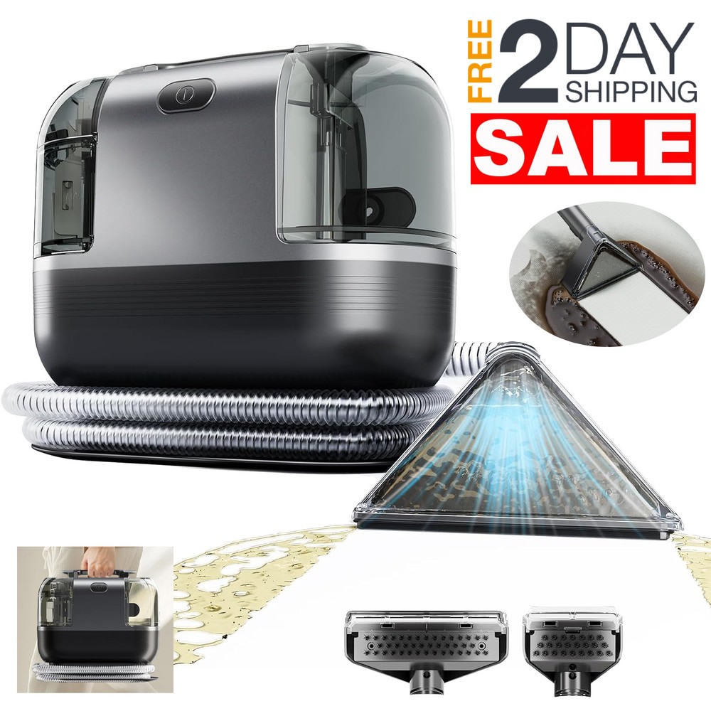 Portátil Limpiador de Alfombras y Muebles para Sofás y Carros