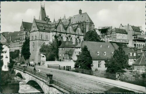 Ansichtskarte Marburg an der Lahn Lahnbrücke Universität  (Nr.9562)