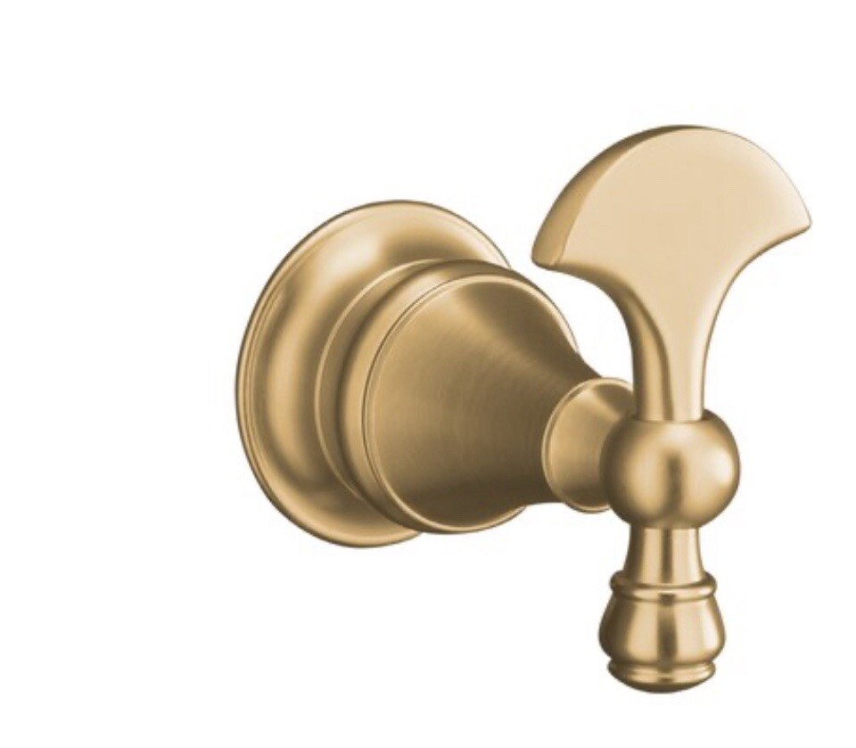 KOHLER 16146-BV Brushed Bronze Bath Shower Revival Robe Hook