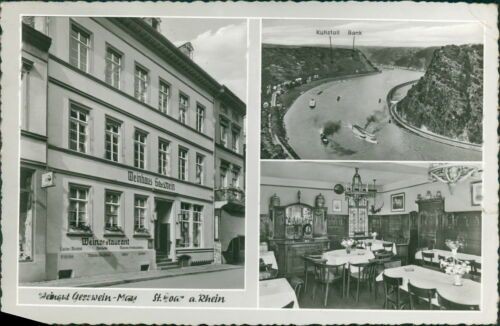 Postcard winery Gesswein May St. Goar on the Rhine (No.9738)