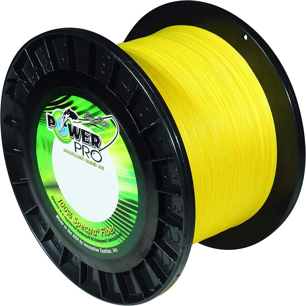 Spectra Hi-Vis Yellow 10lb 100yd Braided Fishing Line 21100100100Y
