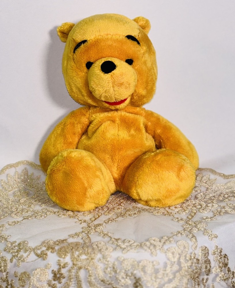 Tagged By Disney “Winnie The Pooh” Smile Plush/Bean Stuffed Animal. Authentic