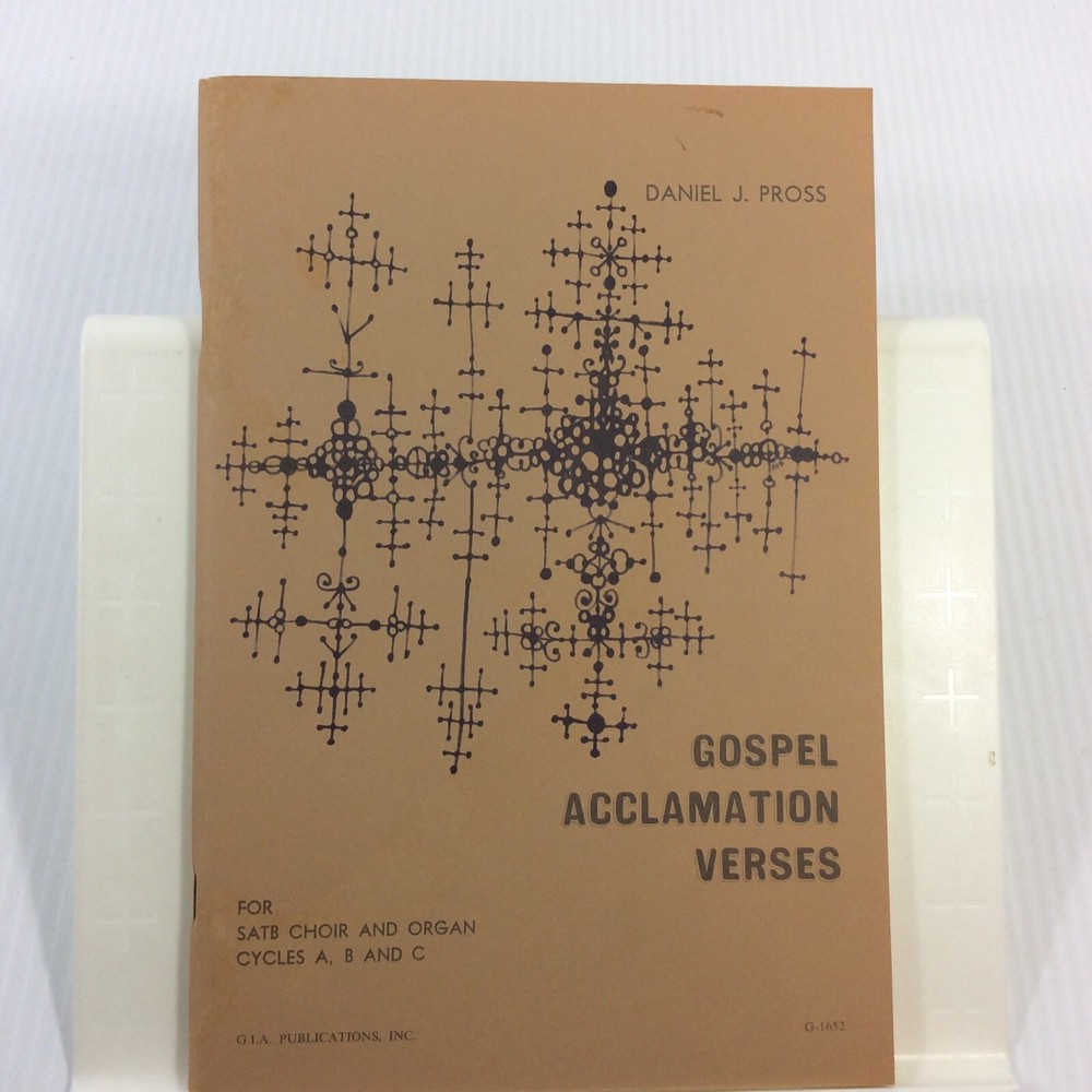 Gospel Acclamation Verses Daniel Pross Choral Music Songbook SATB