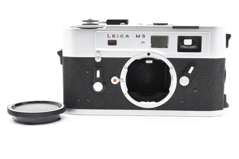 [Read As-Is] Leica M5 Silver Chrome Rangefinder 35mm Film Camera Body From JAPAN