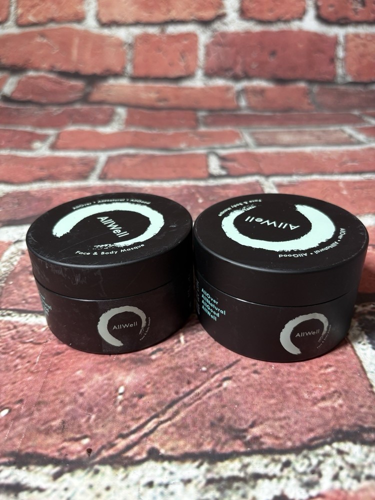 Allwell Allover Face & Body Exfoliating Firming Mask Duo 3.35 Vegan 100mL