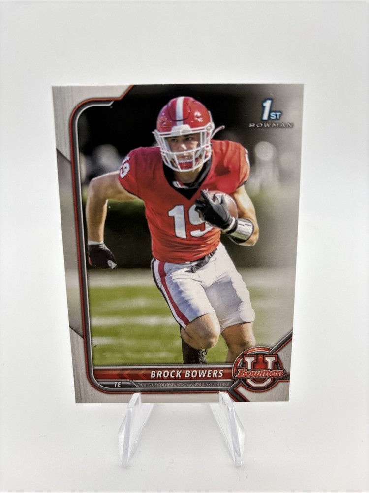 2022 Bowman U Brock Bowers #83 Georgia Bulldogs RC 1st Bowman Card
