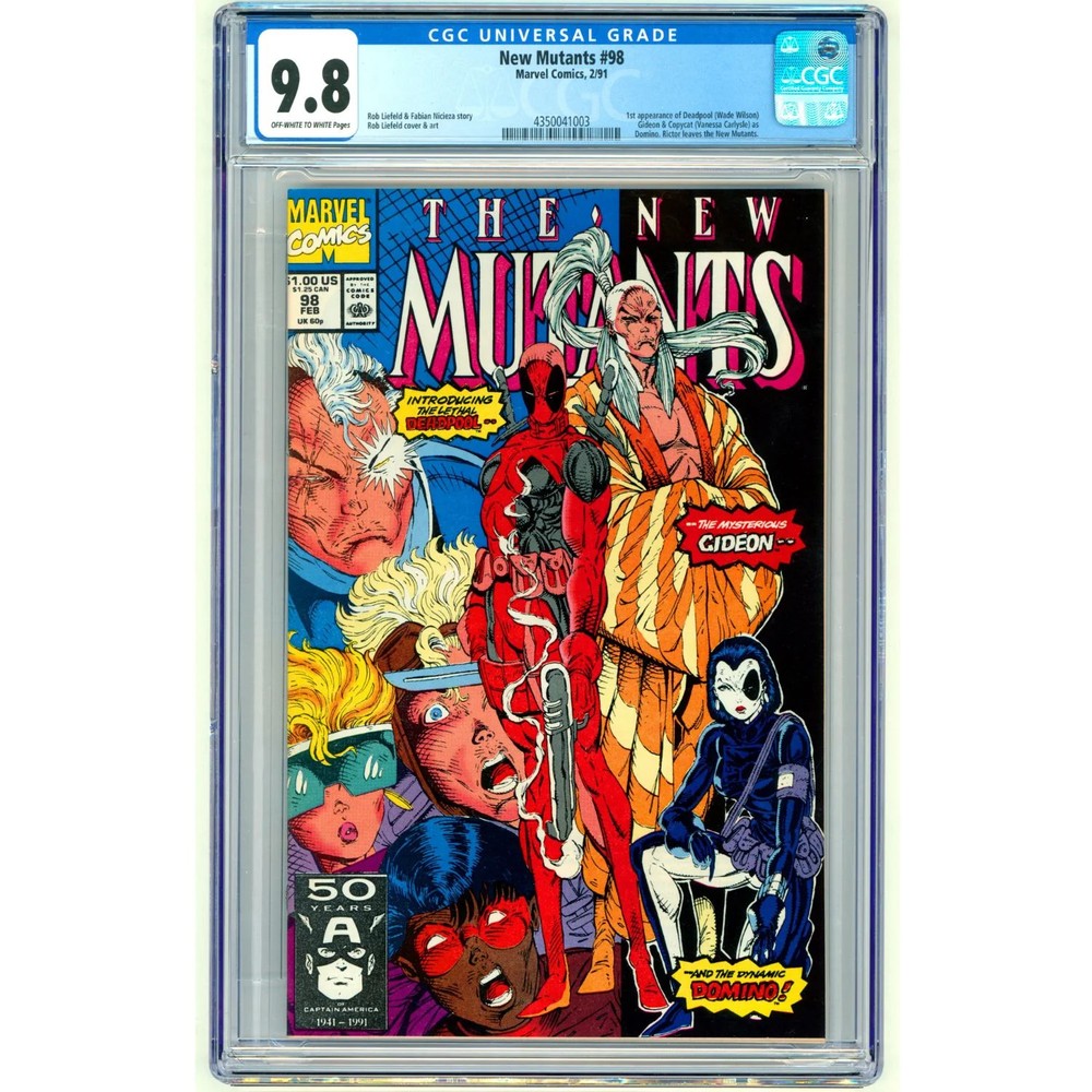New Mutants: #98 [Rob Liefeld CGC 9.8] 1991