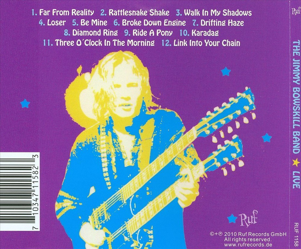 JIMMY BOWSKILL LIVE NEW CD