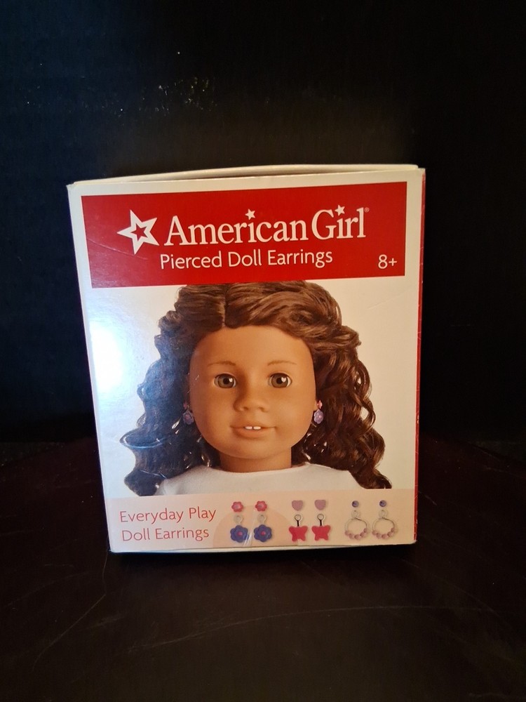 American Girl Pierced Doll Earrings New Sealed Box Retired Play Accessory