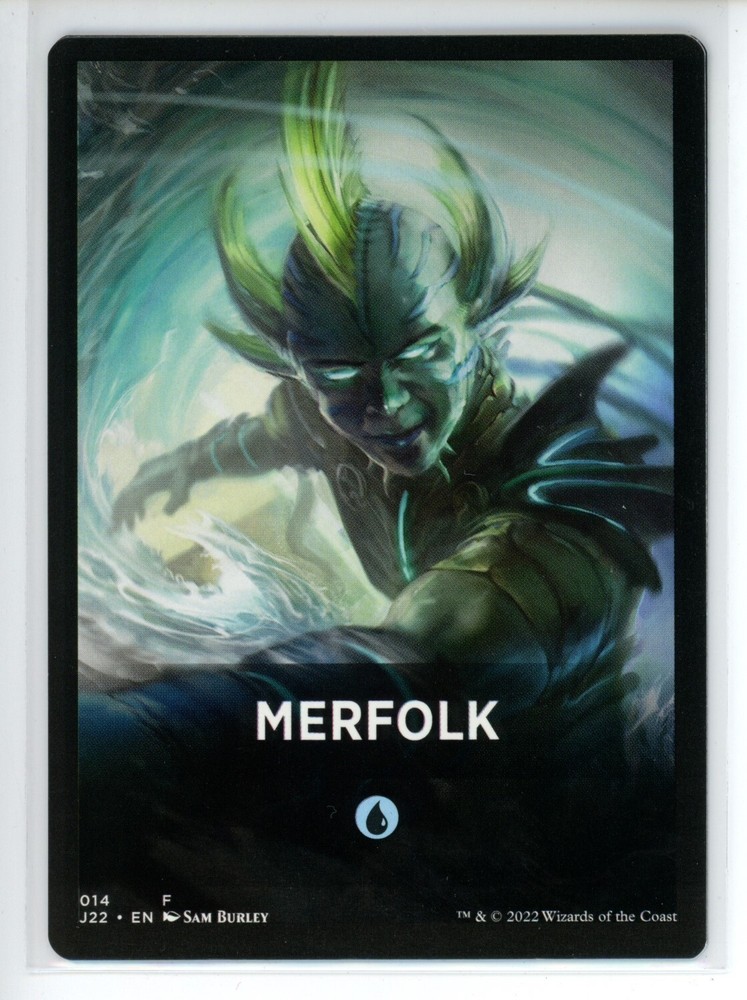 MERFOLK THEME CARD Jumpstart 2022 #14 J22(NM+)(MTG)