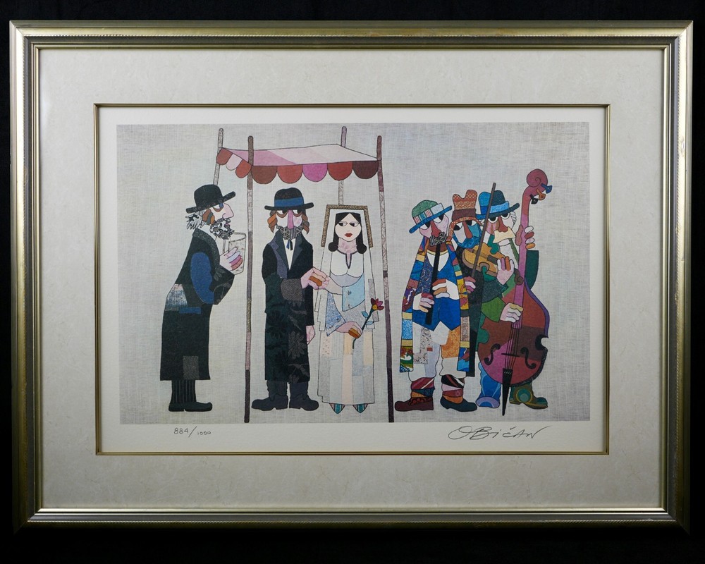 Vintage Framed Limited Edition Lithograph 