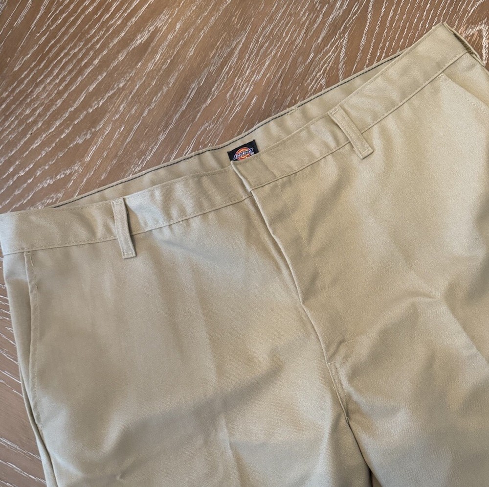 Dickies 38x34 Khaki Original Fit Twill Work Pants for Men Fast Shipping