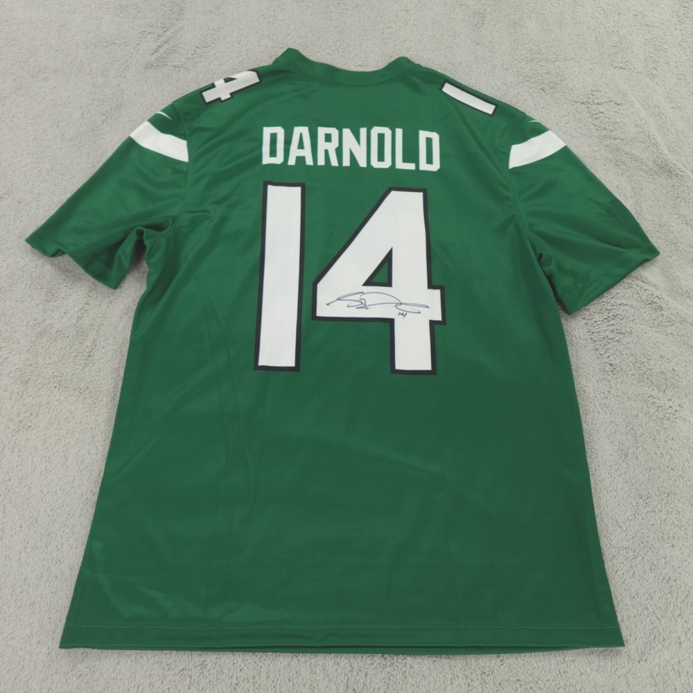 Sam Darnold New York Jets Jersey Mens Large Nike On Field NFL Signed