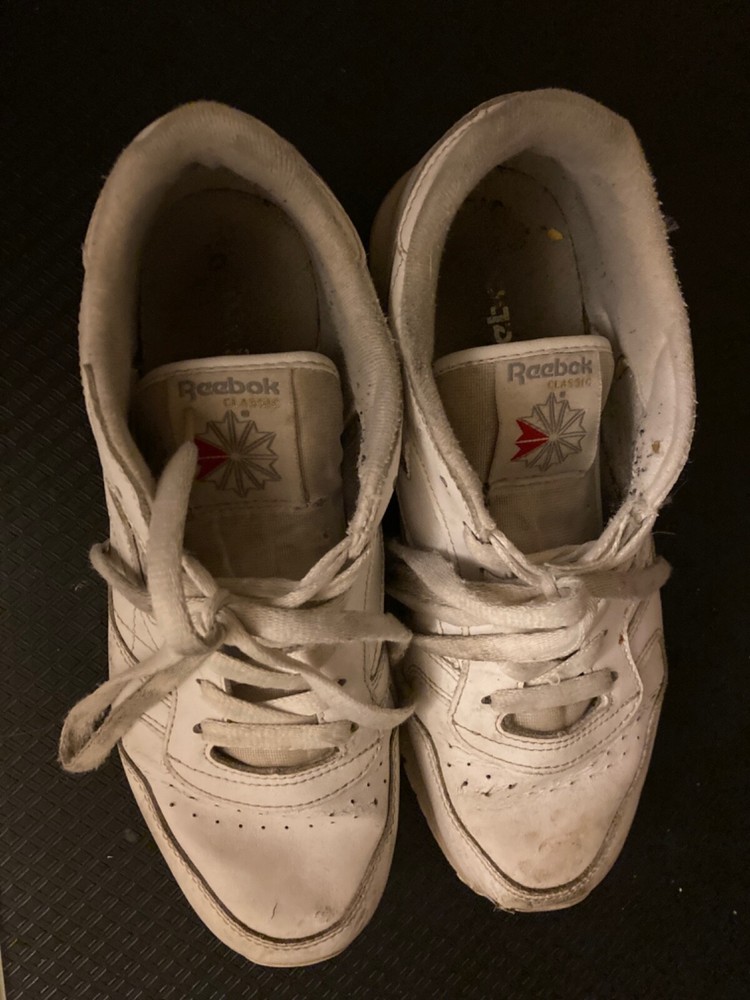 reebok classic women running gym shoe usa size 5.5 from uk with flag United