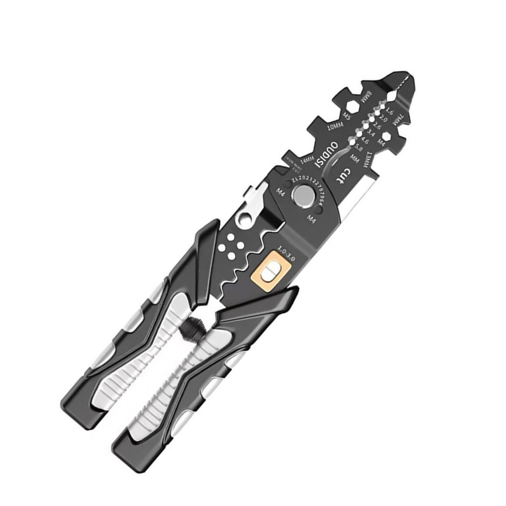 Needle Nose Wire Stripper Crimping Pliers with Cable Cutter  
