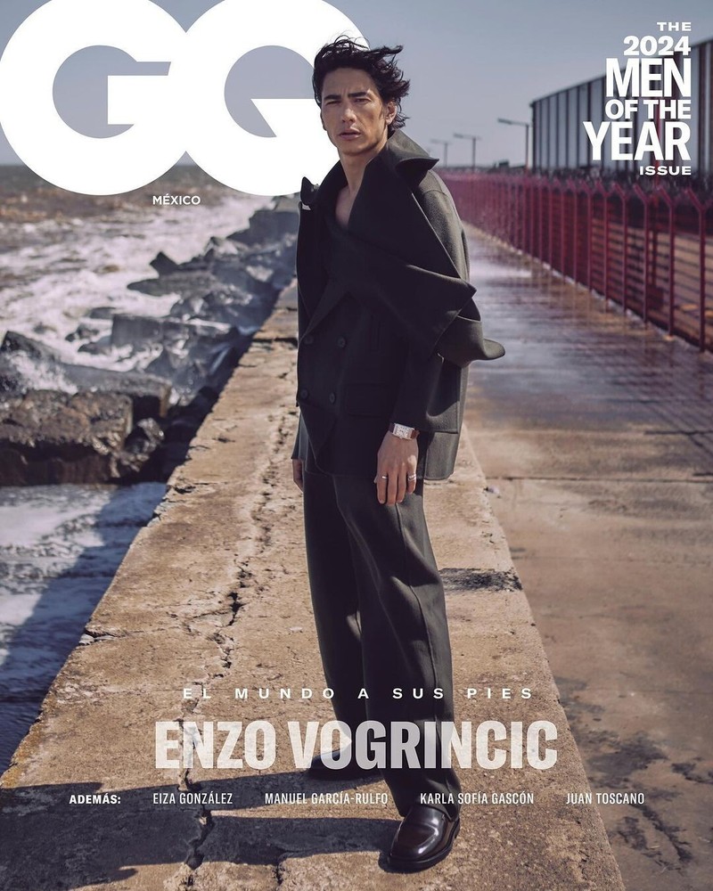 NEW DECEMBER 2024 ENZO VOGRINCIC GQ Mexico Magazine Brand New in spanish