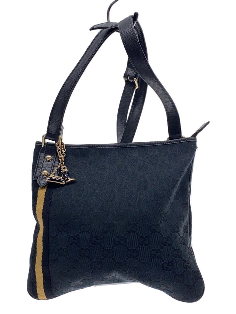 GUCCI Navy Blue Shoulder Bag 144388  