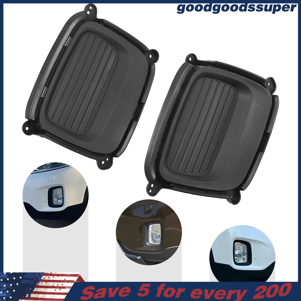 Fog Light Cover Left & Right Side For 2014-2015 Kia Sorento Fog Lamp Shade Cap