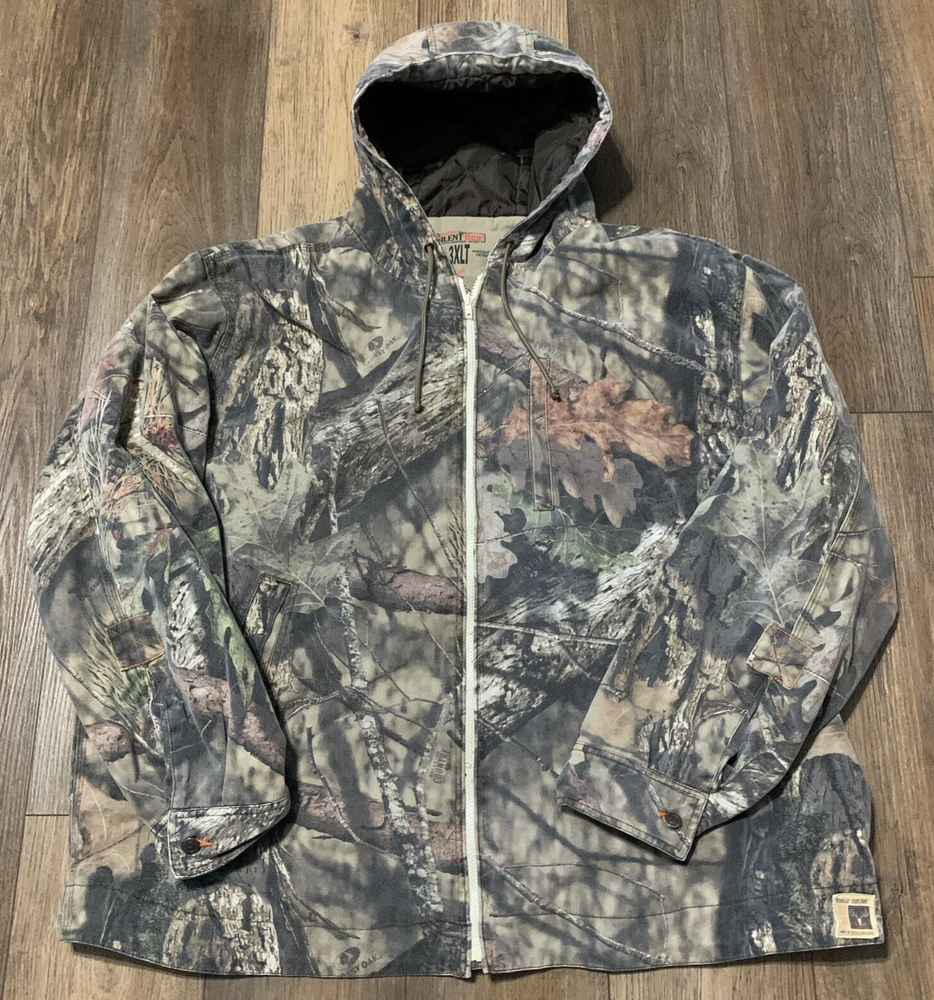 Red Head Silent Hide Hooded Hunting Jacket Men’s 3XLT Mossy Oak Break Up Camo