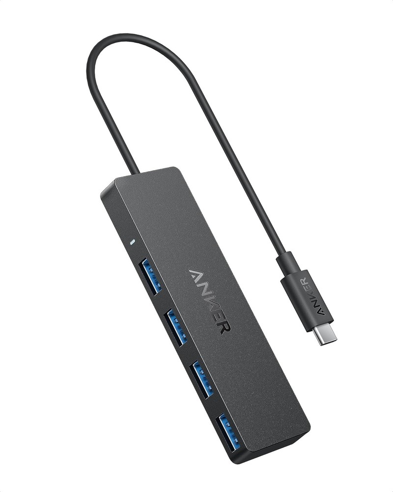 Ultra-Slim Anker 4-Port USB 3.0 Hub with 5Gbps Speed