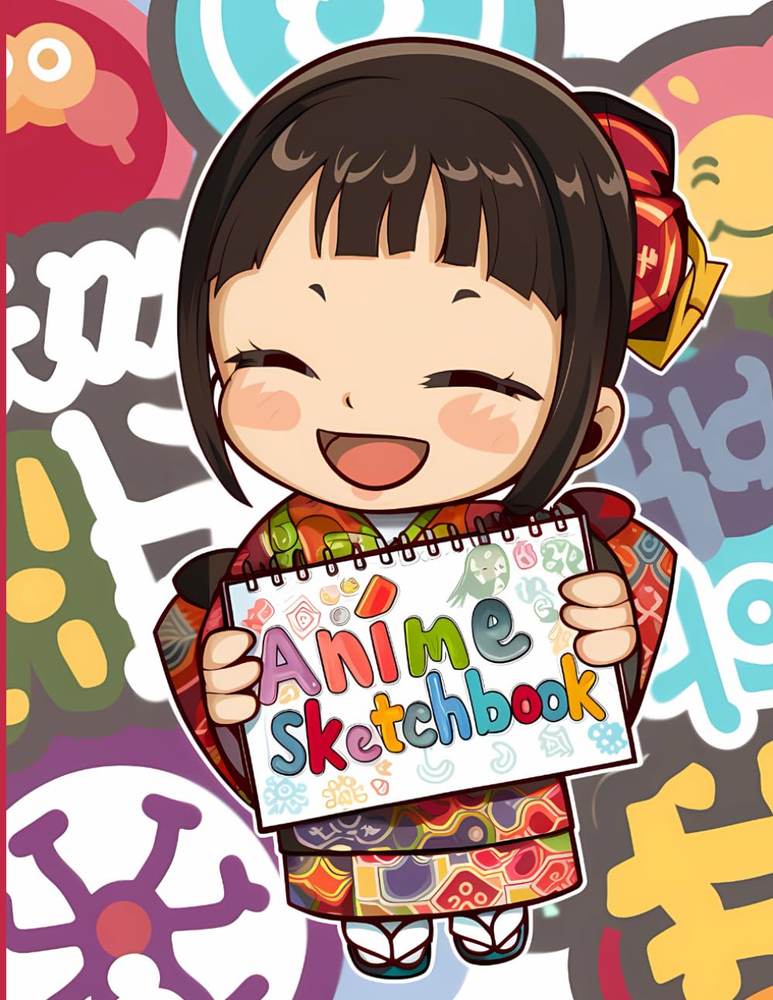 Anime Manga Sketchbook 2024: 120 Blank Pages, 8.5x11 A3 Notebook for Drawing and