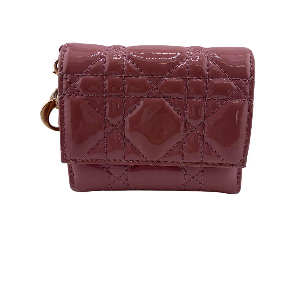 Dior Lotus Tri-Fold Wallet for Women Pre-Owned Luxury
